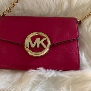 Pink Micheal Kors chain purse